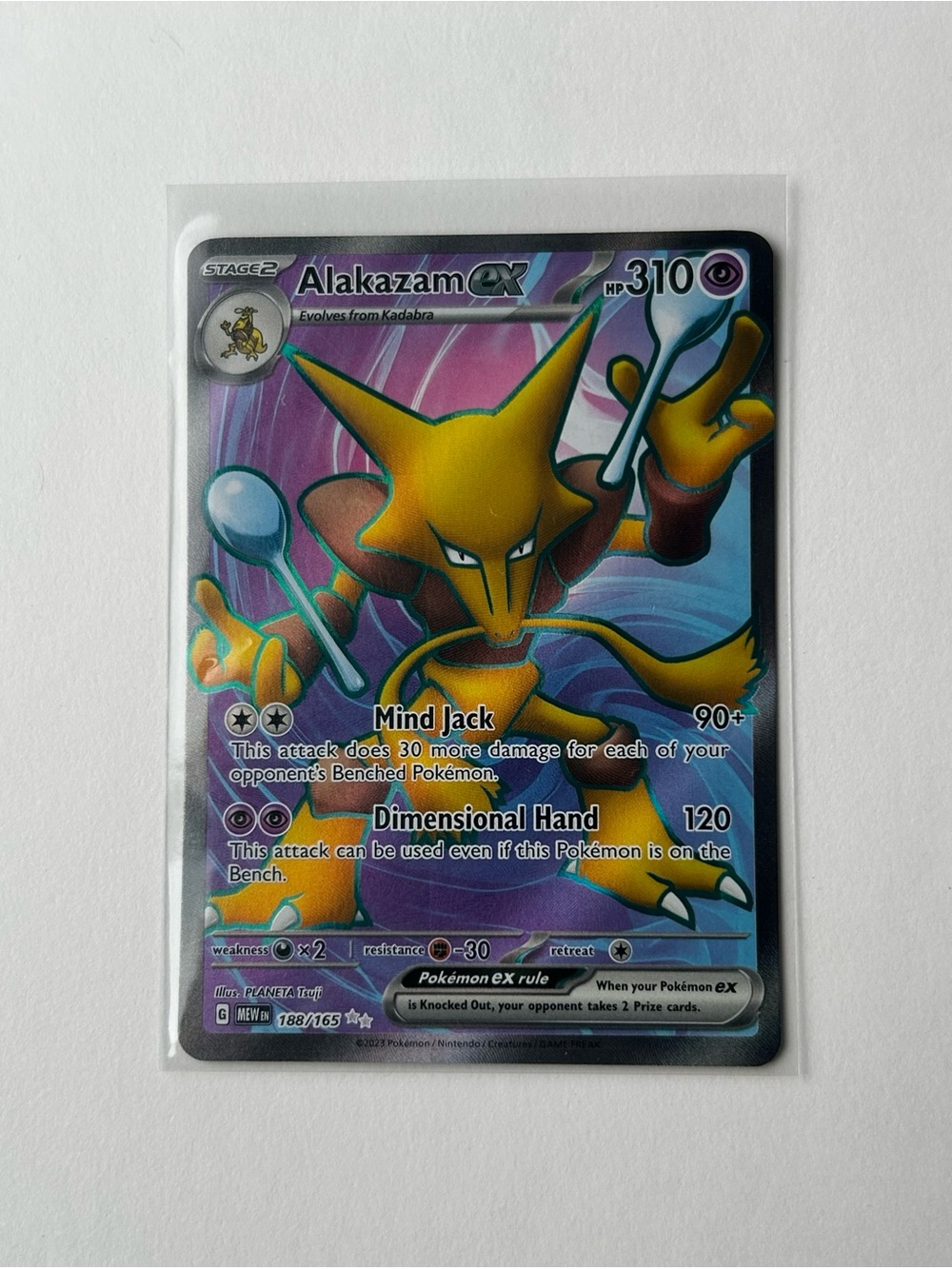 Alakazam ex Pokemon Card NM